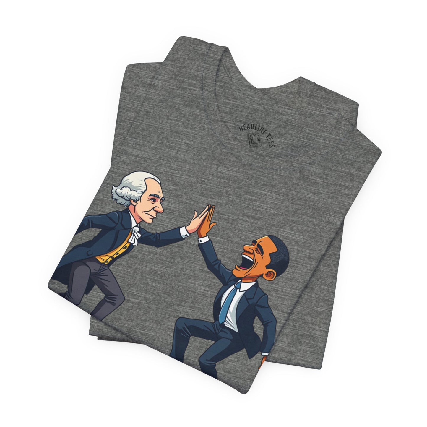 Washington & Obama High Five