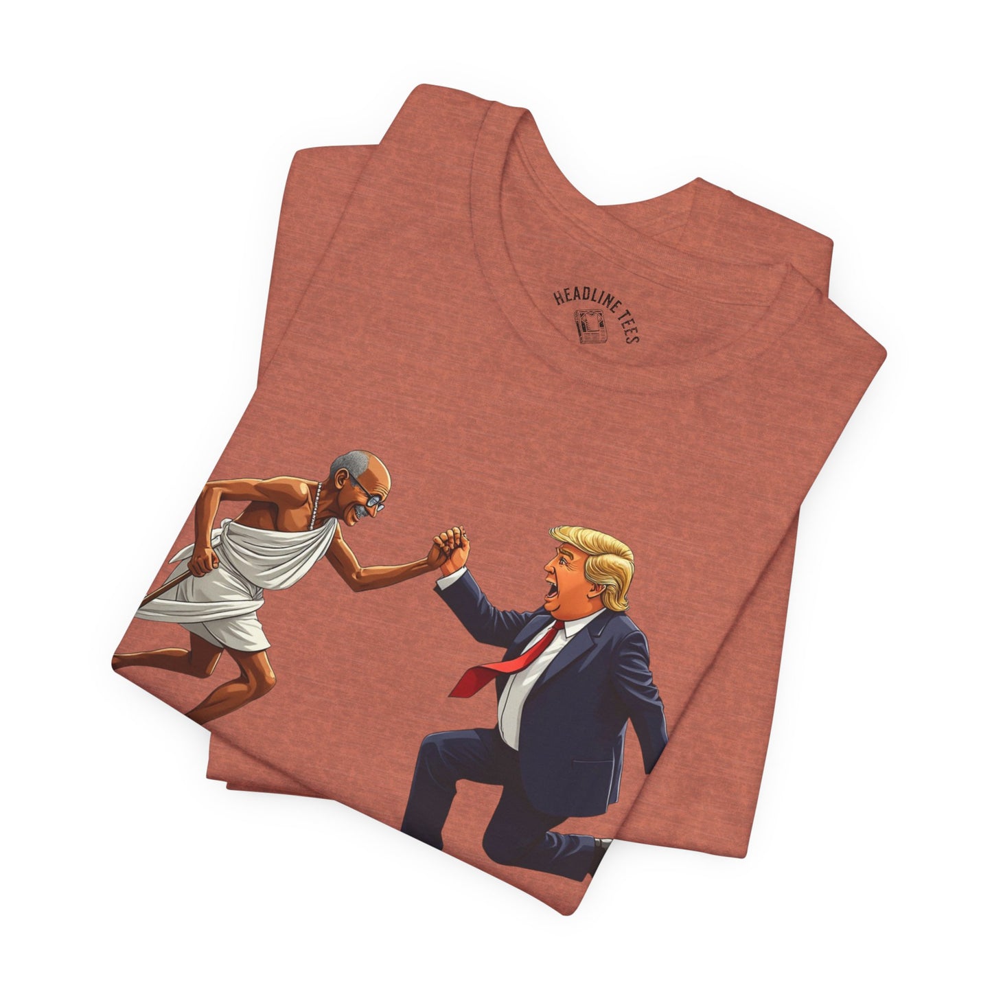 Trump & Gandhi High Five