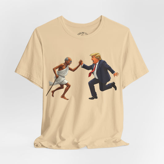 Trump & Gandhi High Five