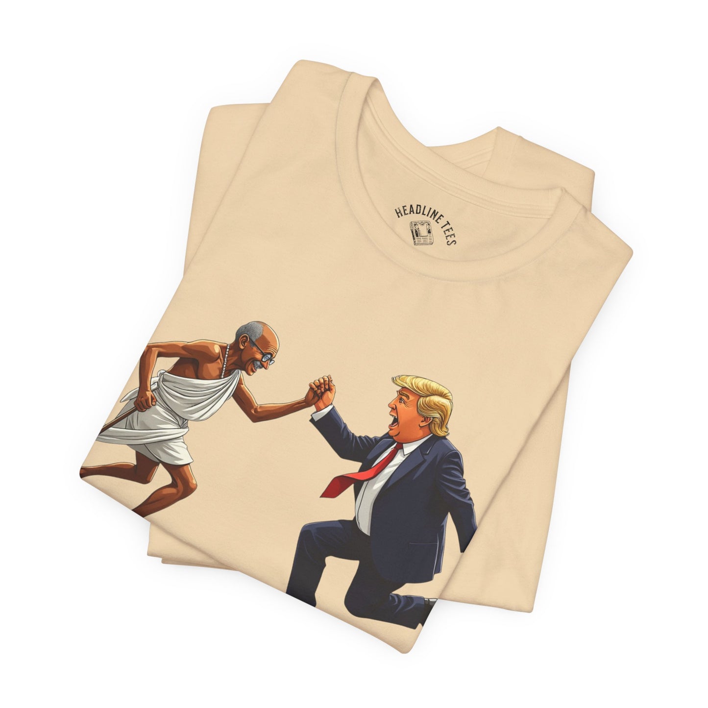 Trump & Gandhi High Five