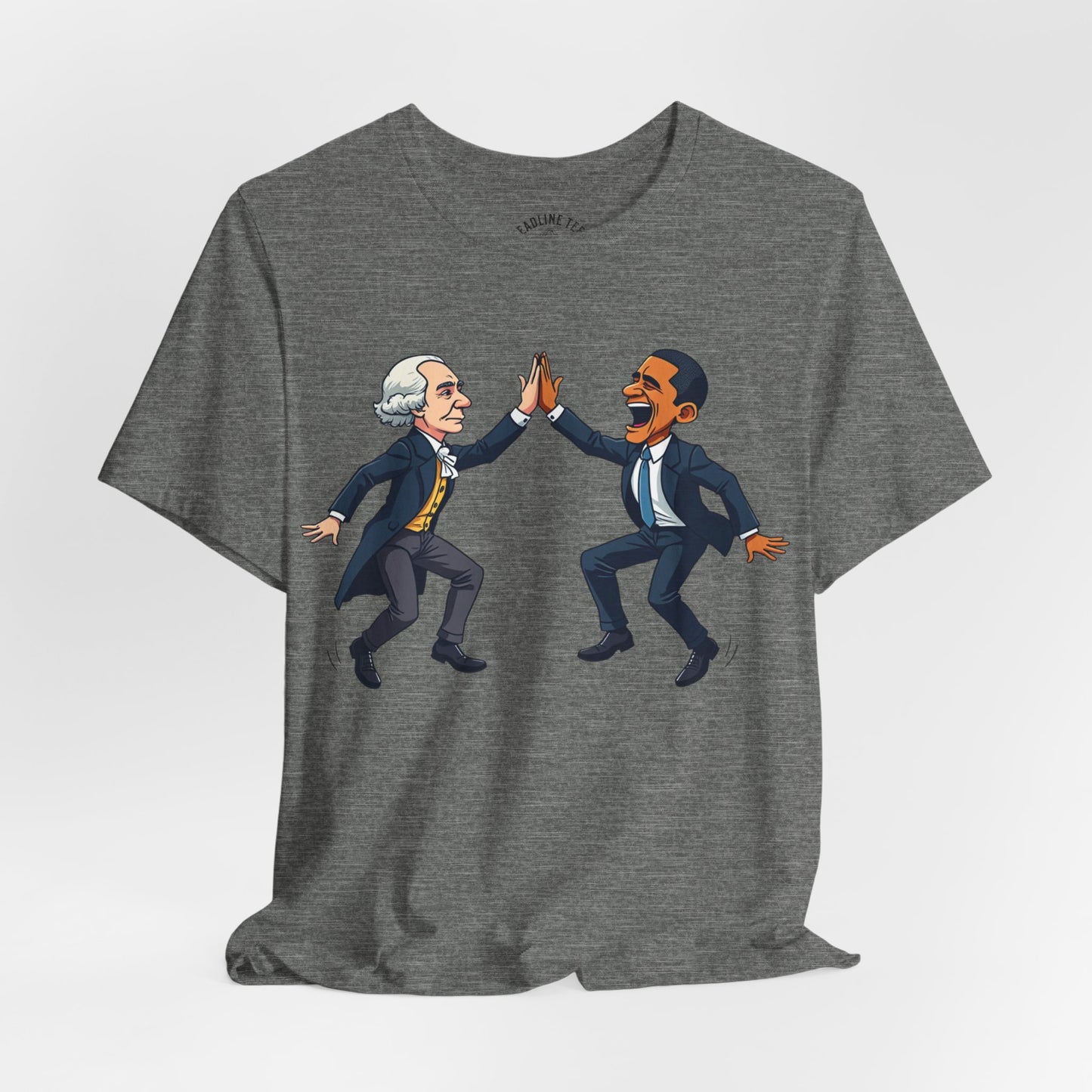 Washington & Obama High Five